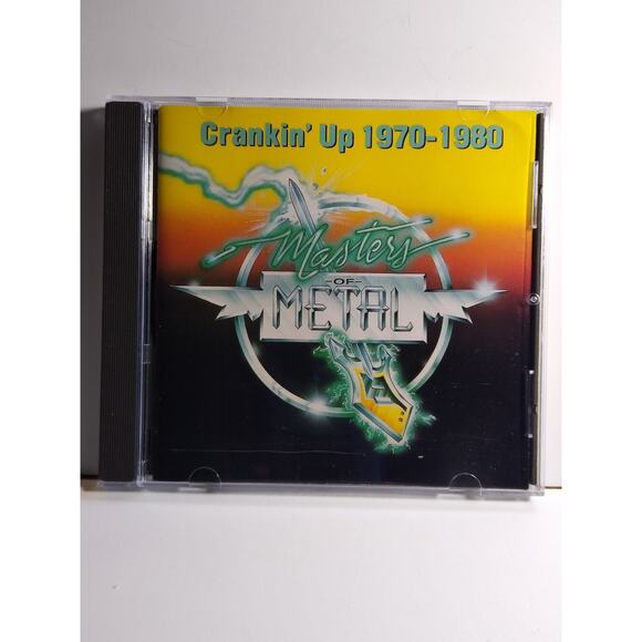 Masters of Metal - Crankin' Up 1970-1980 CD 1989 Compilation Hard Rock BOC T Rex - Picture 1 of 3
